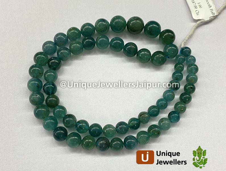 Indicolite Grandidierite Smooth Far Balls Beads